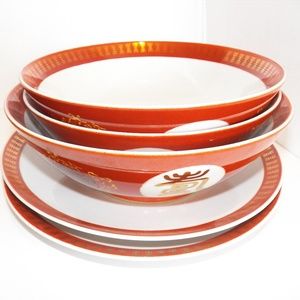 Beautiful Set of Porcelain Bowls and Plates